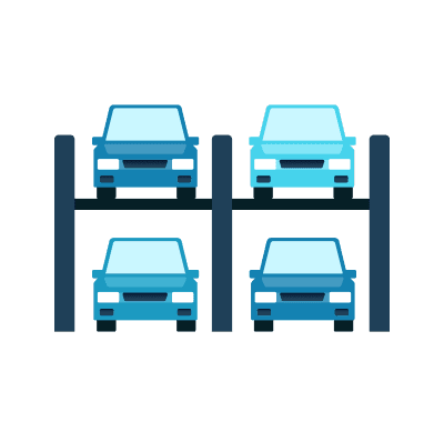機械式駐車場の画像