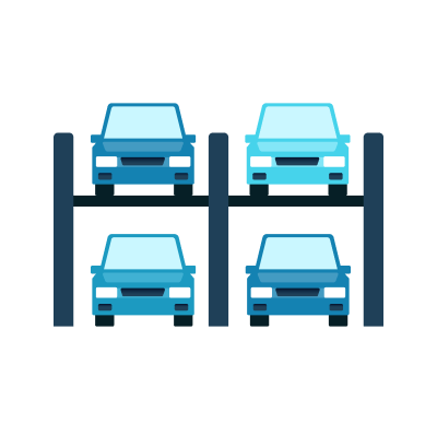 立体式駐車場の画像
