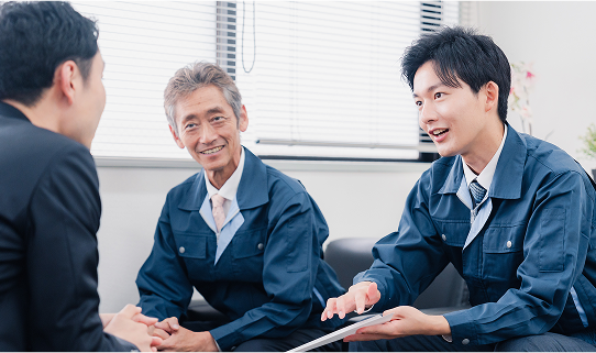 工事会社の紹介
見積取得